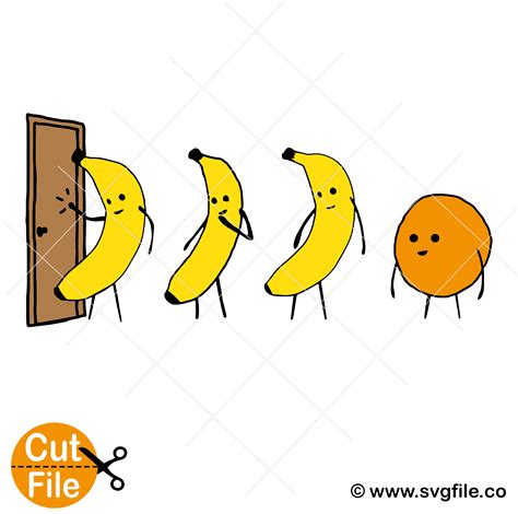 Banana Knock Knock Knock Joke Svg 099 Cent Svg Files