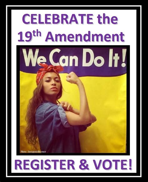 CELEBRATE the 19th Amendment - REGISTER & VOTE! - Ann Harris Bennett ...