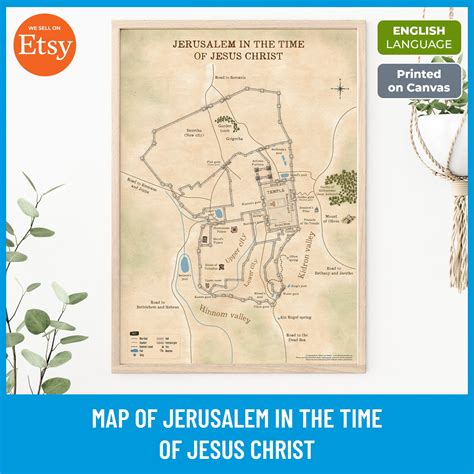 Map Of Jerusalem In The Time Of Jesus Printable Bible Map New