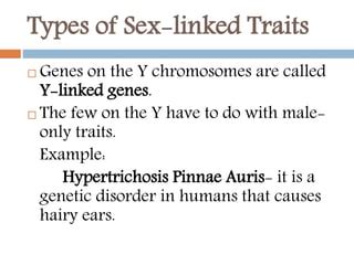 Sex Linked Traits Pptx