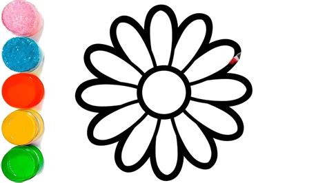 flower drawing  kids   draw easy  beautiful flowers step