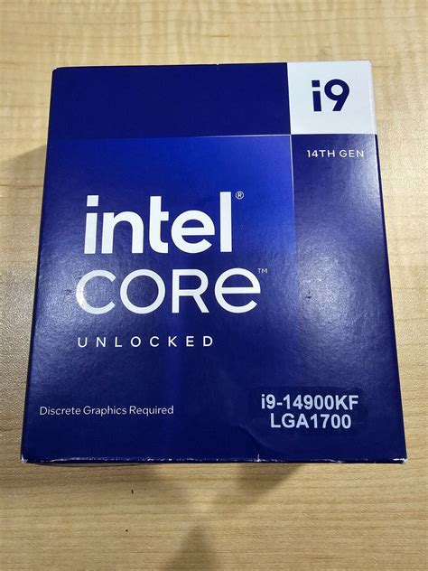 Used Intel Core I9 14900kf Processor 56 Ghz 24 Cores Lga 1700 Box