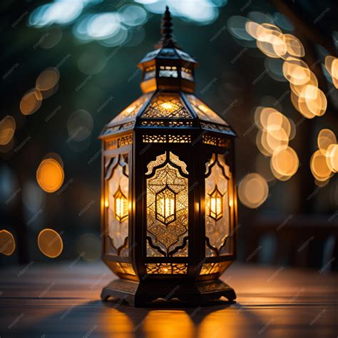 premium ai image  lantern   lights    background