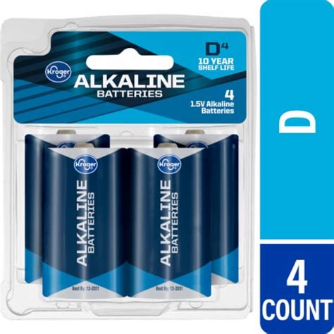 Kroger Volt Alkaline D Batteries Pack Pk King Soopers