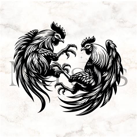 Pelea De Gallos Svg Imágenes Prediseñadas De Pelea De Gallos Gallo De