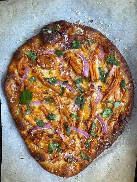Bbq Chicken Flatbread Happy Honey Kitchen