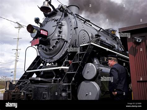 4501 Is A Preserved Ms Class 2 8 2 Mikado Type Steam Locomotive At