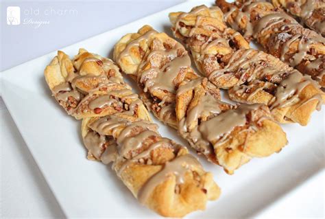 Maple Pecan Crescent Twists