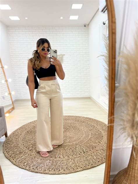 Cal A Pantalona Alfaiataria Gih Nude Hyorrana