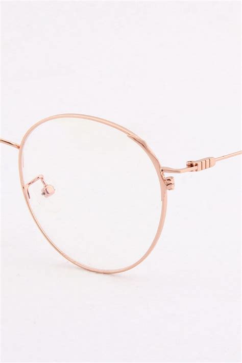 Rose Gold Round Glasses Barn Mirror Wall Decor