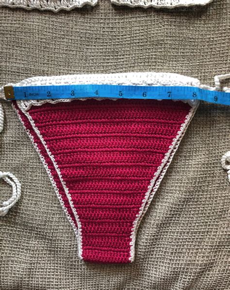 Crochet Bikini Set Sexy Bikini Set Knitted Swimsuit Etsy
