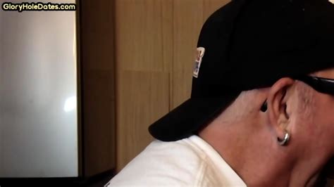 Greedy Amateur Gloryhole DILF Sucks Cock In Homemade Closeup