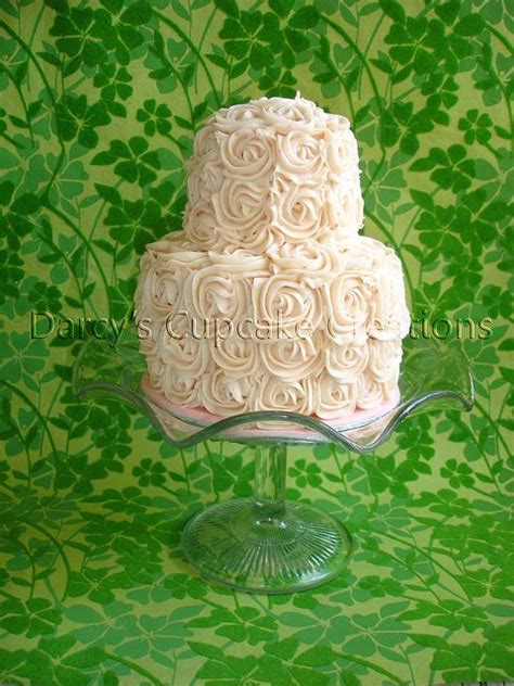 Rose Swirl Cake Rose Swirl Cake Rosette Cake Cake