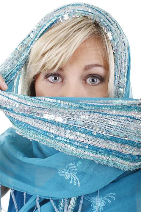Blonde Woman With Veil Stock Image Image Of Mohammed 31022553