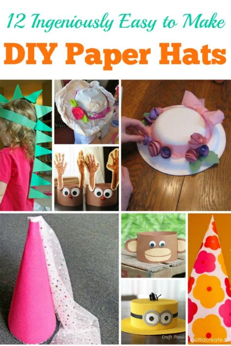 12 Ingeniously Easy To Make Diy Paper Hats