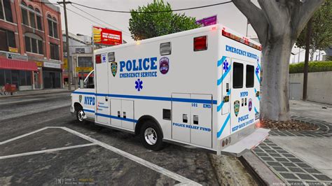 NYPD ESU EMS E 450 Ambulance GTA 5 Mods