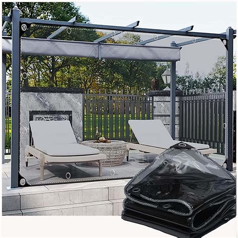 Zhushou Plane Transparent Abdeckplane F R Outdoor Carport Zelt Camping