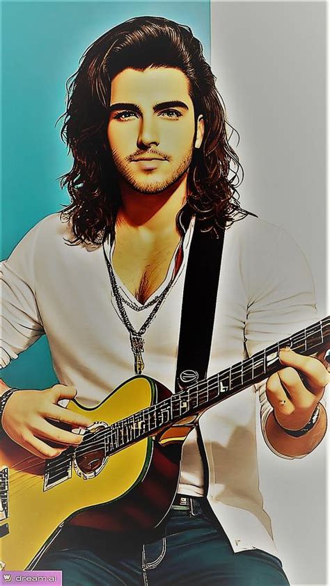 Dan Vasc Rock Singer From Brazil Digital Art by Denise F Fulmer - Fine Art America