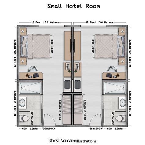 Hotel Room Design: Key Dimensions and Layout Strategies
