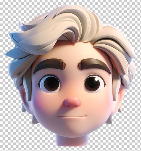 Xqc Cartoon Head With Blonde Hair PNG Clipart 3d Animation Blonde Hair Cartoon Head