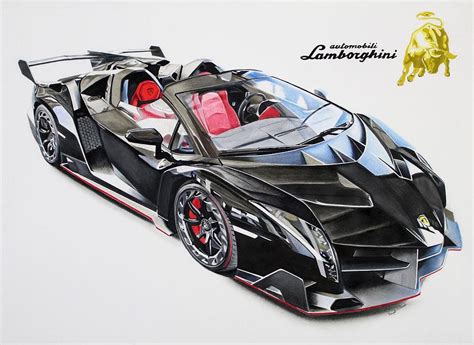 How To Draw A Lamborghini Veneno Step By Step Easy