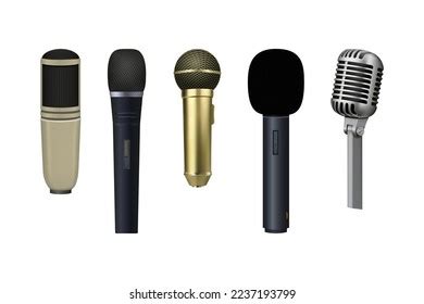 reporter microphone images stock   objects vectors