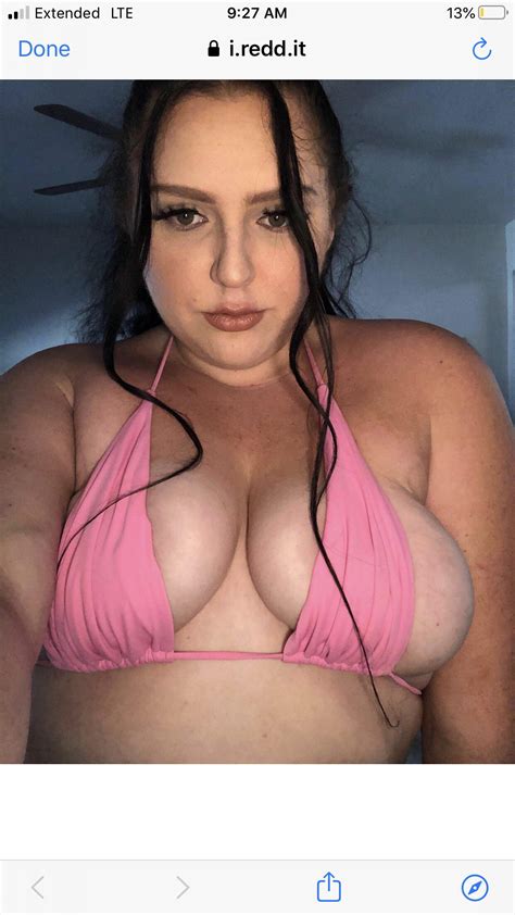 Are My Tits Too Big For My Bikini I Kinda Like It When They Pop Out The Sides Scrolller