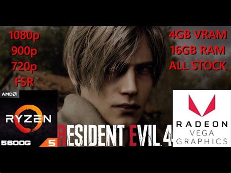 Resident Evil Chainsaw Demo Tested On Amd Ryzen G Low