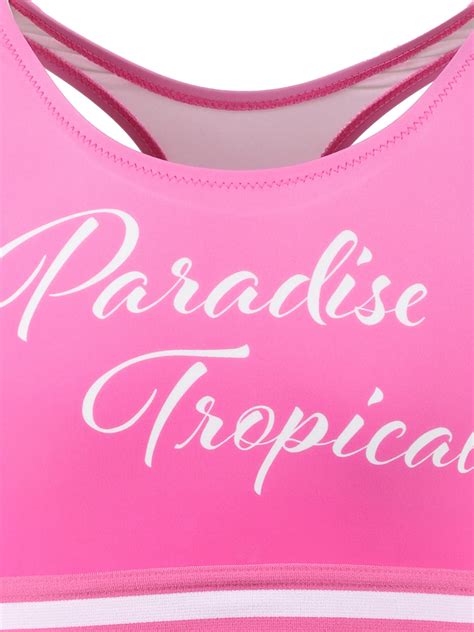 Mädchen Bustier Bikini mit Print PINK 164 861513 pink 4