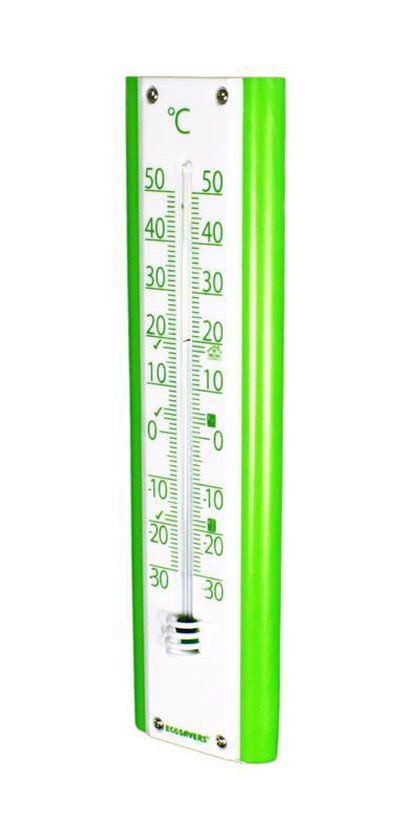 EcoSavers Thermometer Binnen En Buiten Met Advieswaarden Voor Vriezer