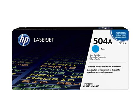 Hp 504a Cyan Original Laserjet Toner Cartridgece251a Digital Store