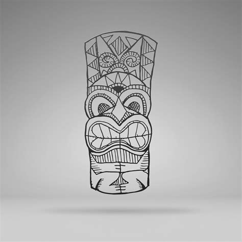 Retro Tiki Metal Sign Vintage Tiki Bar Sign Mid Century Modern Sign
