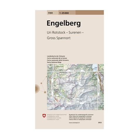 1191 Engelberg Swisstopo 125 000 Hajk Travelbooks