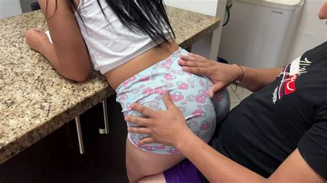 My Neighbor Likes To Eat Sitting On My Legs To Feel My Cock In Her Big Ass Xhamster