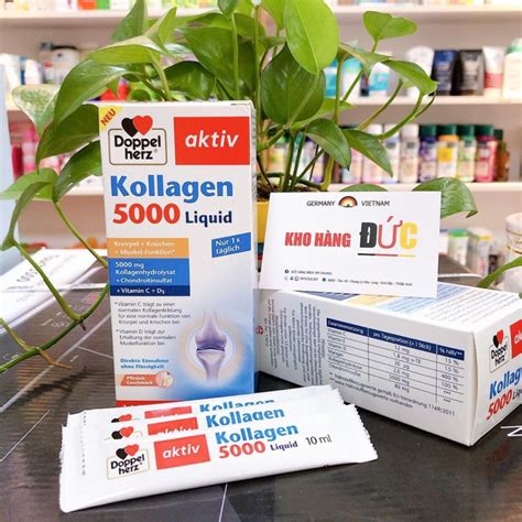 Kollagen 5000 Liquid Aktiv - Hộp 14 Gói Tốt Cho Xương Khớp, Sụn Và Đẹp ...