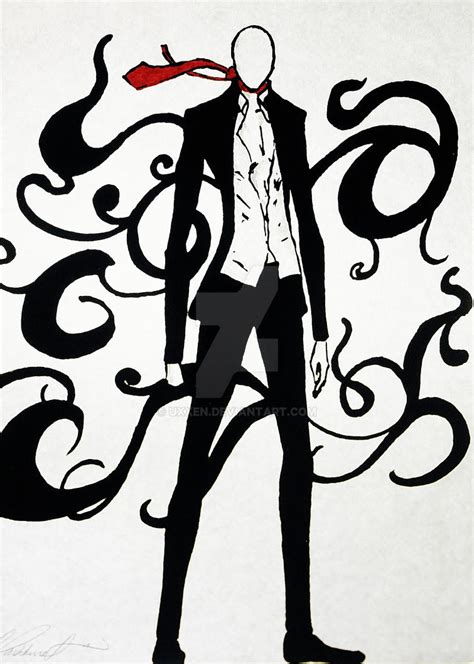 Slender Man By Uxxen On Deviantart