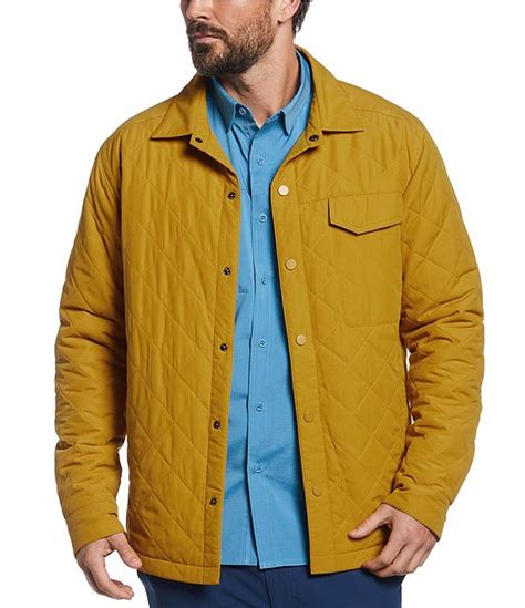 Andlore Insulated Quilted Shirt Jacket Dillards