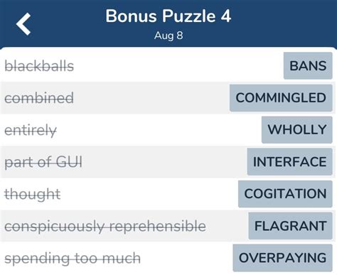 7 Little Words August 8 2023 Answers all in one Page