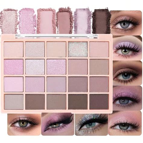 Neutral Nude Brown Smokey Eye Shadow Palette Rose Gold Bronze Naked