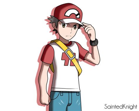 Trainer Red Alola By Saintedknight On Deviantart