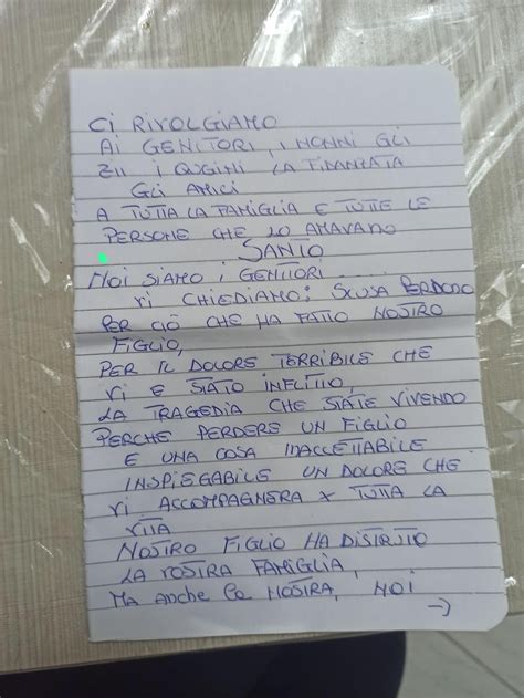 Nostro Figlio Rifiutava Le Cure Chiediamo Perdono Alla Famiglia Di