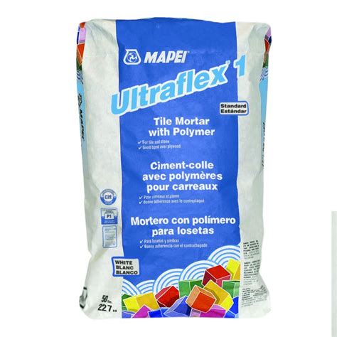 Mapei Ultraflex 1 50 Lb White Mortar With Polymer 0060049 The Home Depot