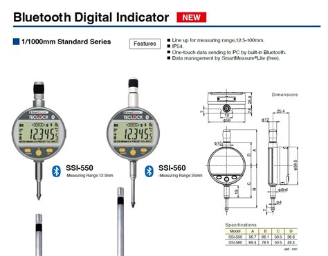 Ichiban Precision Sdn Bhd Teclock Teclock Bluetooth Digital Indicator