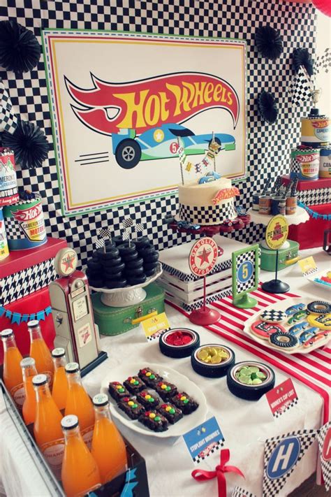 Boys birthday party ideas Fiesta de hot wheels Fiestas de cumpleaños para chicos Cumpleaños