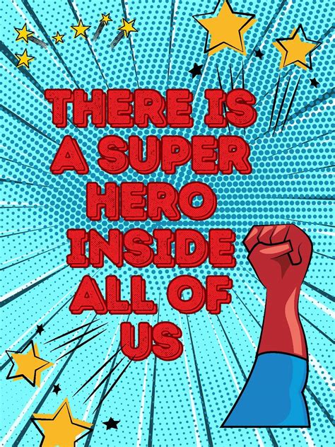 Superhero/Comic Theme Affirmation Posters by Inspiration for Education