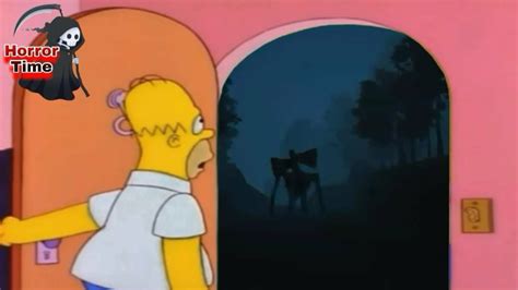 Homer Opens The Door To Monsters Scary Meme YouTube