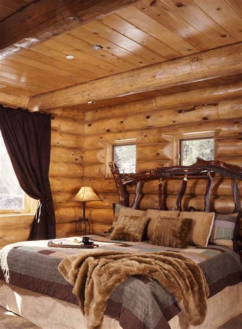 Cabin Log Bedrooms Pandas House