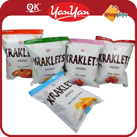 Ok Yan Yan Kraklets Kropek Flavoured Snack 320g Lazada Ph