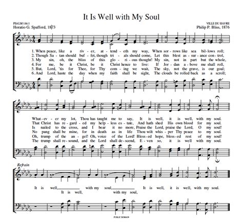 It Is Well With My Soul Hillsong Lyrics And Chords Staffjuja