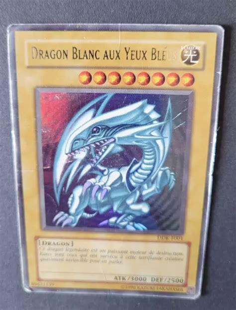 CARTE YU GI OH Dragon Blanc Aux Yeux Bleus DDK F001 VF EUR 14 90